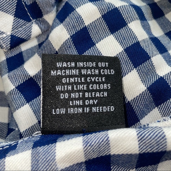 Tinsel Blue Gingham Shirt Dress from Stitch Fix - Picture 6 of 7